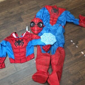 Spiderman Kids Costume - Vibrant Red and Blue